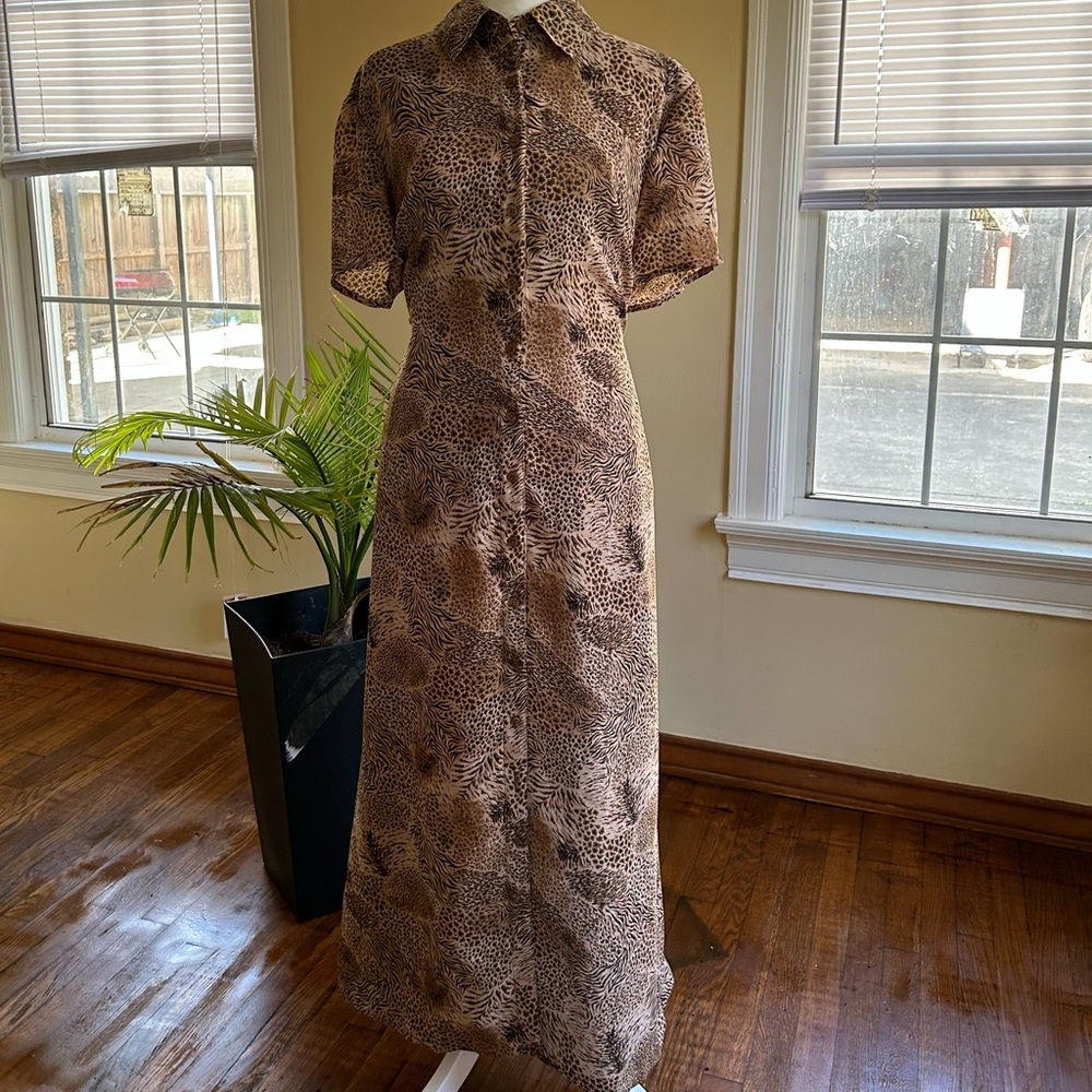 Safari Floor Length Dress